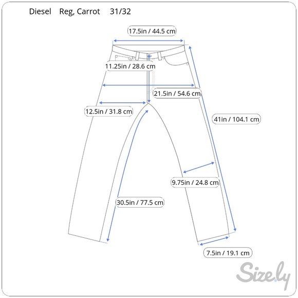 Diesel Tapered Jeans 31/32 - Picture 11 of 11